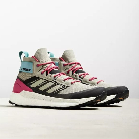 adidas Other - Adidas Terrex Free Hiker Sneakers Sesame Carbon Magenta Mens Size 8.5